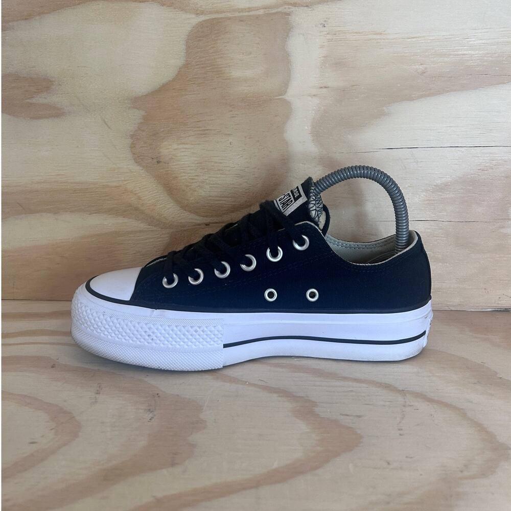 Converse All Star - CT Lift Platform Ox -Sneakers -Black - Women's - 6 - 560250F - Picture 4 of 9